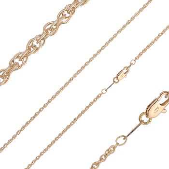 Apzeltītā ķēdīte Singapūras trīskāršas vienā virknes pinums