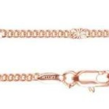 Apzeltītā ķēdīte Klasisks pinums ar saules staru Fancy posmiem