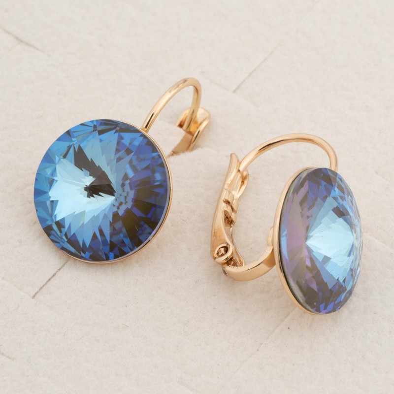 SWAROWSKI auskari apzeltīti