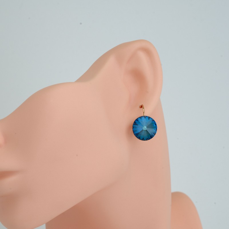 SWAROWSKI auskari apzeltīti