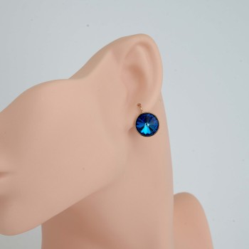 SWAROWSKI auskari apzeltīti