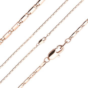 Apzeltītā ķēdīte Vienlaidu glancētu gliemežvāku posmu virkne