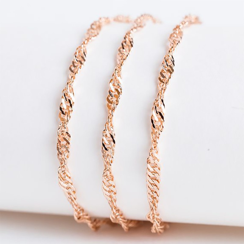 Apzeltītā ķēdīte Singapūras klasisks vienkāršo posmu pinums