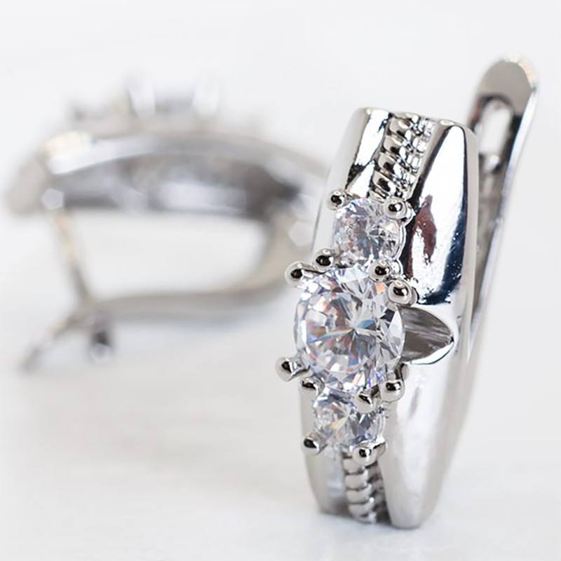 Auskari ar rodija pārklājumu