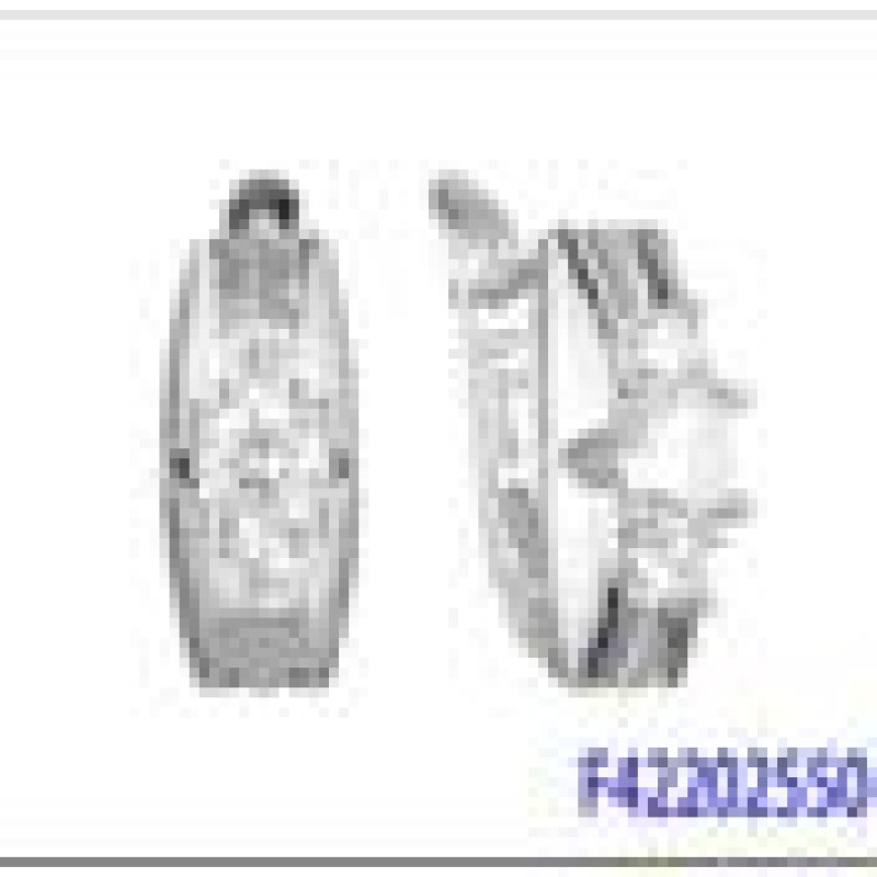 Auskari ar rodija pārklājumu