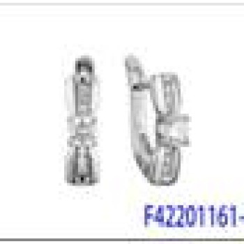 Auskari ar rodija pārklājumu