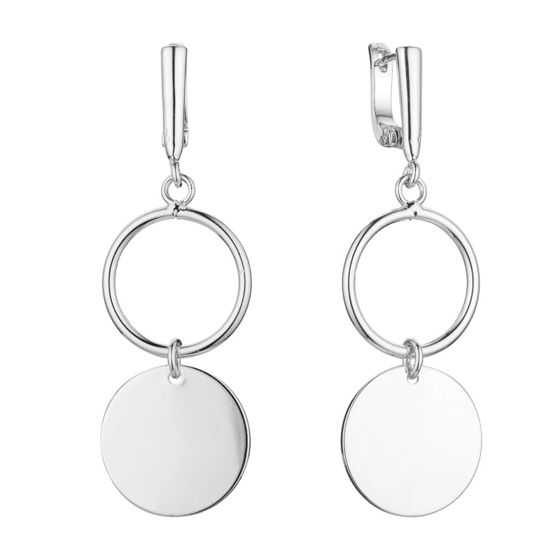 Auskari ar rodija pārklājumu