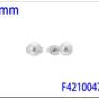 Auskari ar rodija pārklājumu