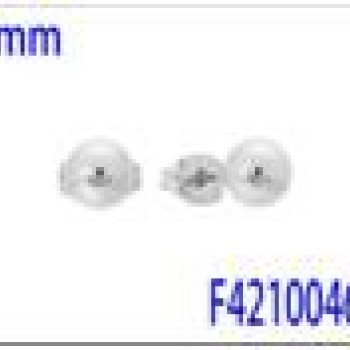 Auskari ar rodija pārklājumu