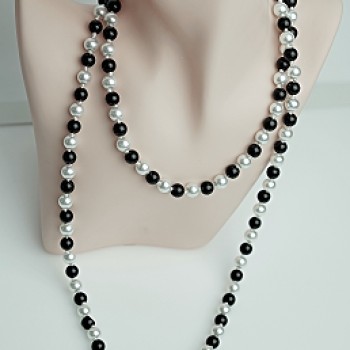 Kaklarota-krelles pērles mākslīgās 160cm