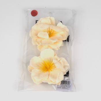 Matu sprādze-knābis ar puķi REGINA (2 gab.)