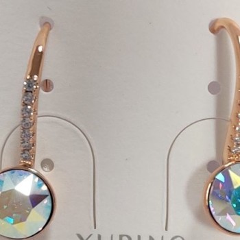 SWAROWSKI auskari apzeltīti