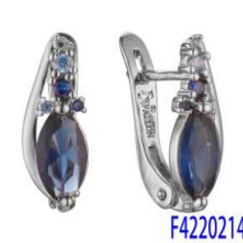 Auskari ar rodija pārklājumu