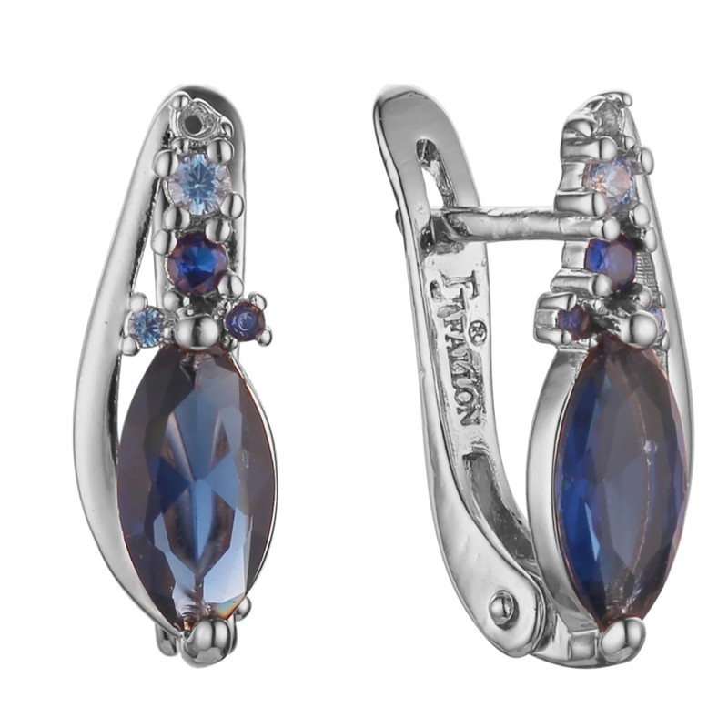 Auskari ar rodija pārklājumu