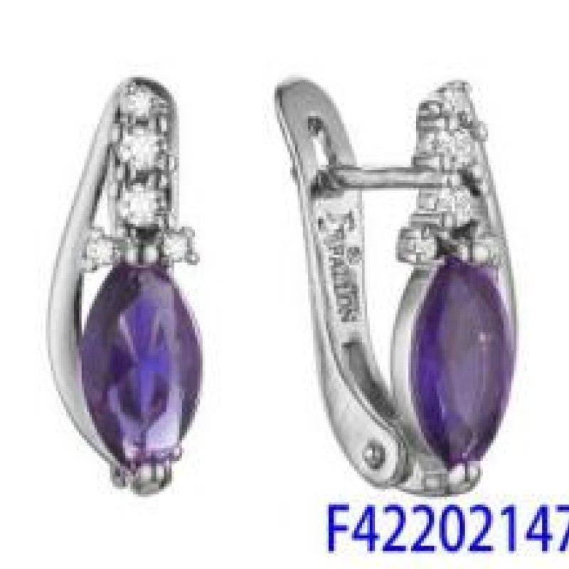 Auskari ar rodija pārklājumu