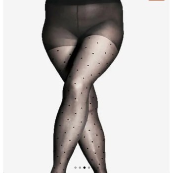 LORES POINT PLUS zeķubikses ar melniem punktiņiem 20den