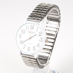 OMAX rokas pulkstenis sieviešu metāla elastīga siksna Ø3,9cm