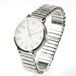 OMAX rokas pulkstenis sieviešu metāla elastīga siksna Ø4cm