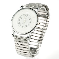 OMAX rokas pulkstenis metāla elastīga siksna Ø4,2cm