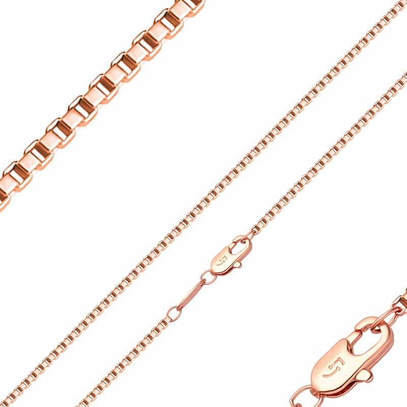 Apzeltītā ķēdīte Plānu Box (Venēcijas ) posmu virkne