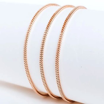 Apzeltītā ķēdīte Dubultās saslēgšanas šarnīrveida(fancy) posmu virkne