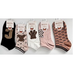 Zeķes sieviešu īsās MOTYL