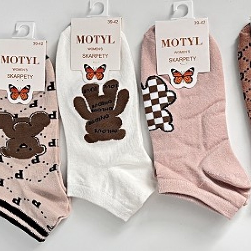 Zeķes sieviešu īsās MOTYL