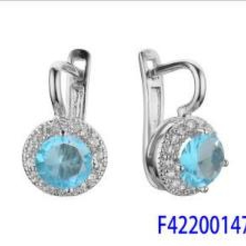 Auskari ar rodija pārklājumu