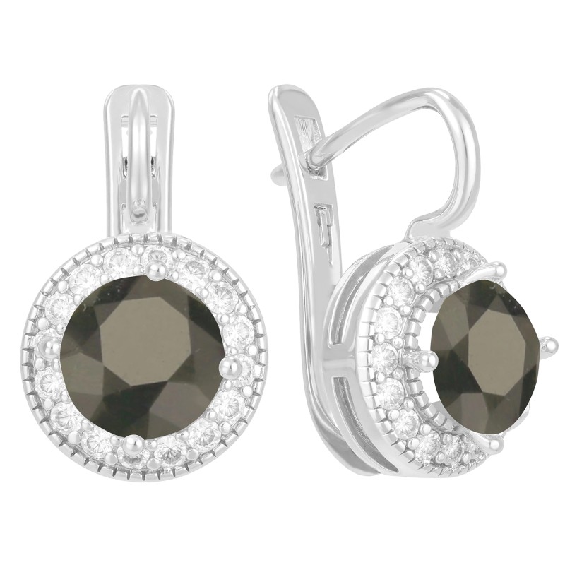 Auskari ar rodija pārklājumu