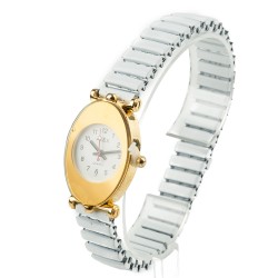 OMAX rokas pulkstenis sieviešu metāla elastīga siksna 2,2x3cm