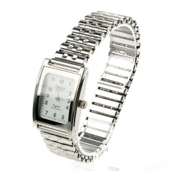 OMAX rokas pulkstenis metāla elastīga siksna 2,6x3,6cm