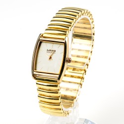 Lokren rokas pulkstenis sieviešu metāla elastīga siksna 2,3x2,5cm