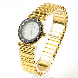 ALEX rokas pulkstenis sieviešu metāla elastīga siksna Ø3cm