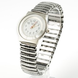 OMAX rokas pulkstenis metāla elastīga siksna Ø3,2cm