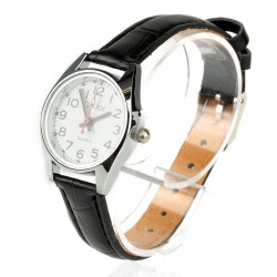 OMAX rokas pulkstenis Ø2,5cm ar ādas siksnu