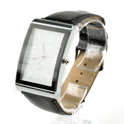 OMAX rokas pulkstenis vīriešu 3,3x5,1cm ar ādas siksnu