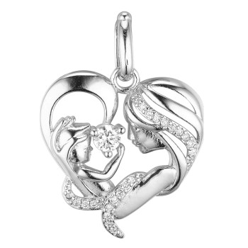 Kulons ar rodija pārklājumu