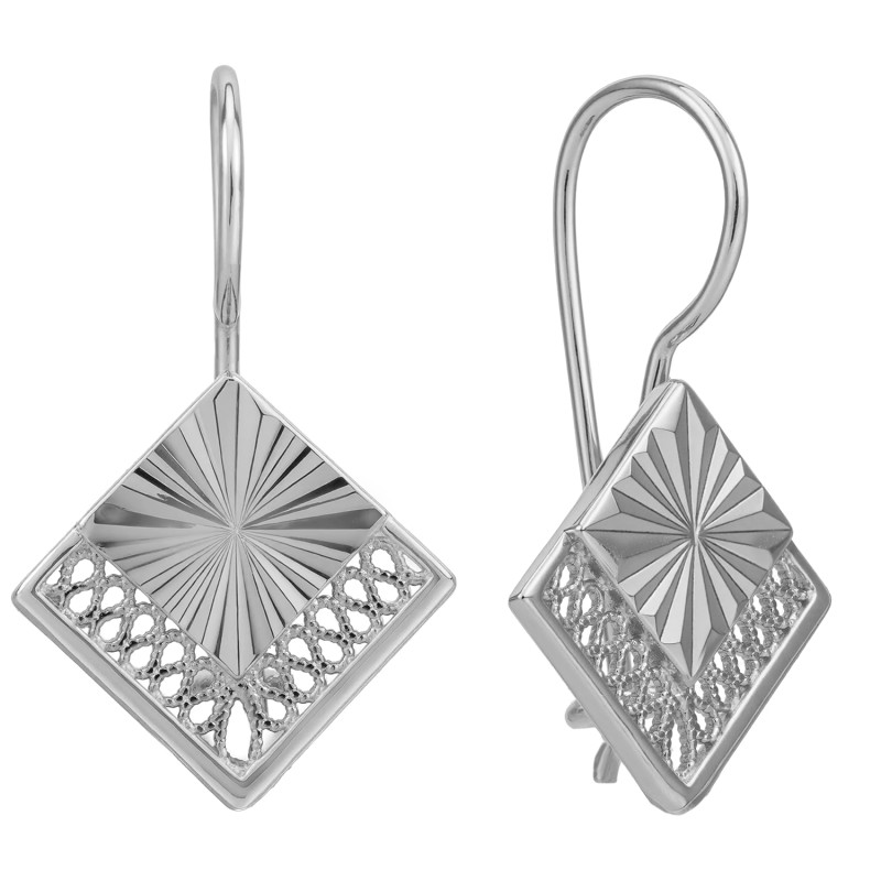 Auskari ar rodija pārklājumu