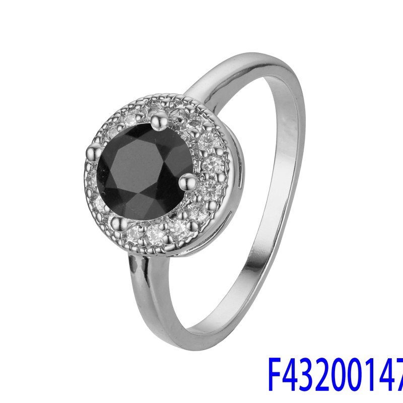 Gredzens ar rodija pārklājumu