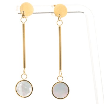 Apzeltīti auskari-nagliņas TTM