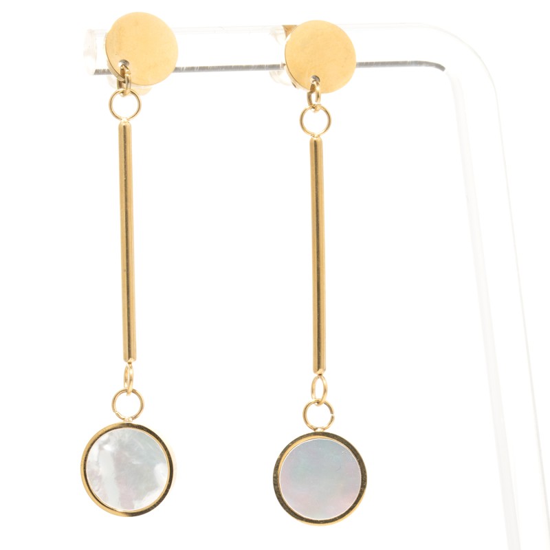 Apzeltīti auskari-nagliņas TTM