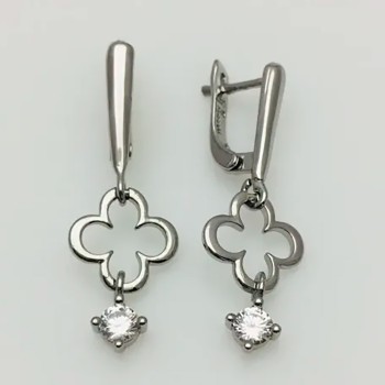 Auskari ar rodija pārklājumu