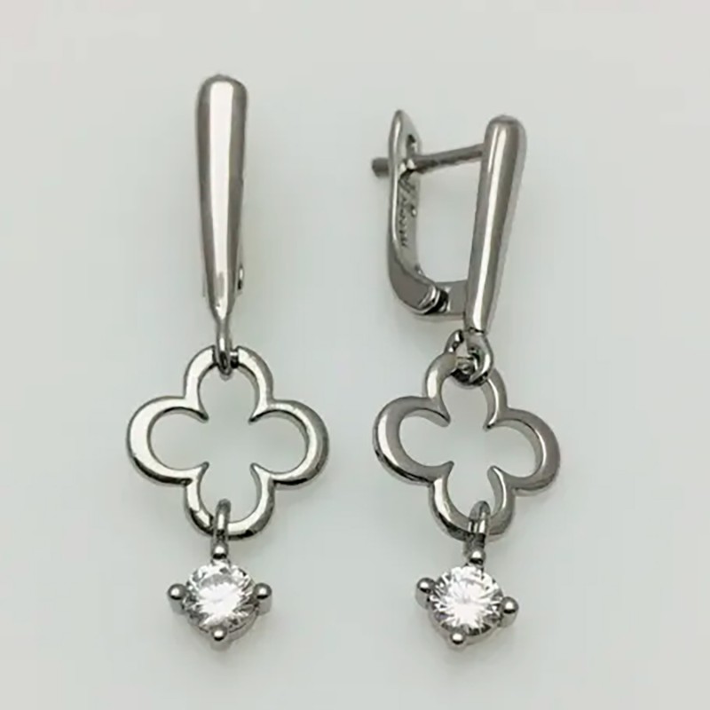 Auskari ar rodija pārklājumu