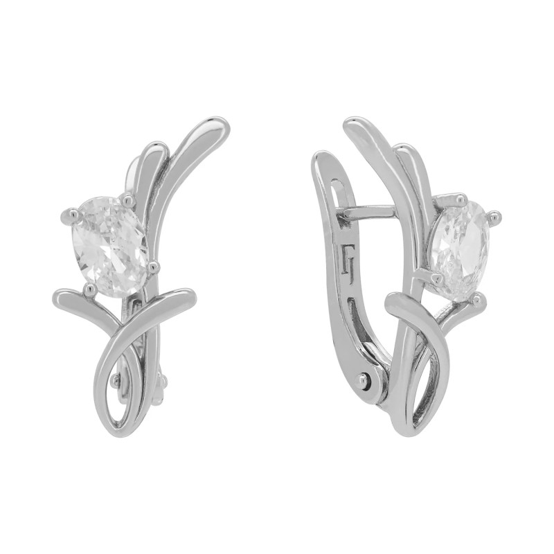 Auskari ar rodija pārklājumu