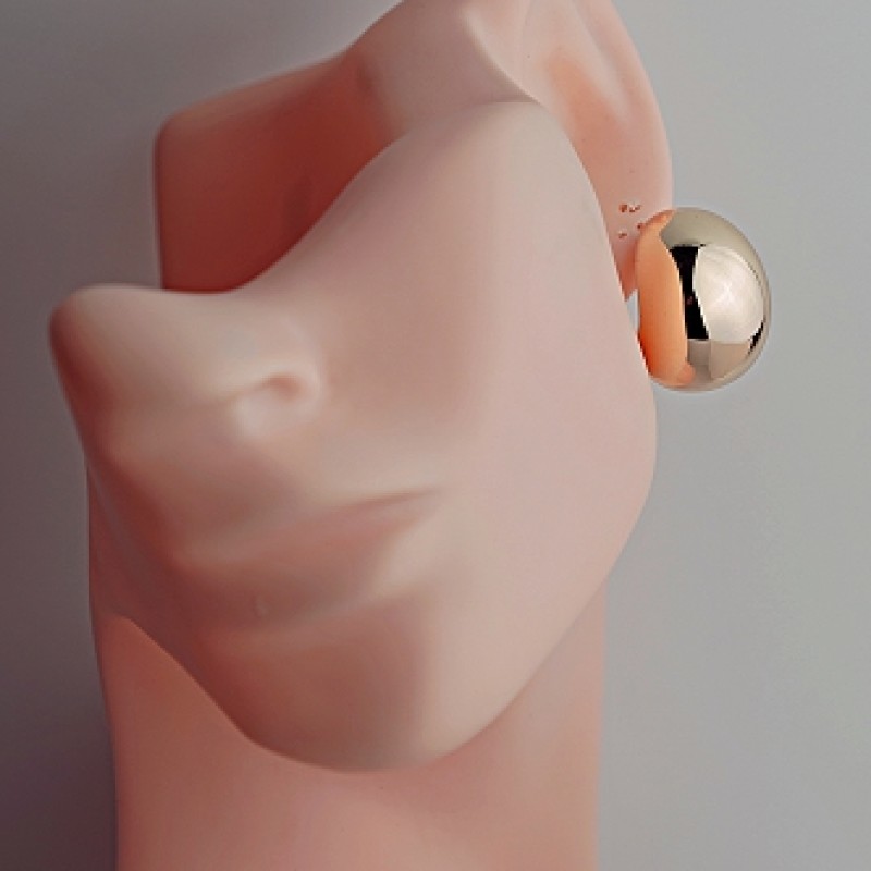 Apzeltīti auskari nagliņas