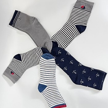 Zeķes zēniem PESAIL (5 pāri)