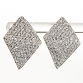 Auskari ar rodija pārklājumu (nagliņas)