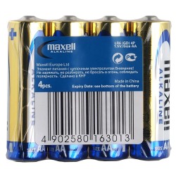 maxell baterija Alkaline AA / LR6 1,5V (4gab.)