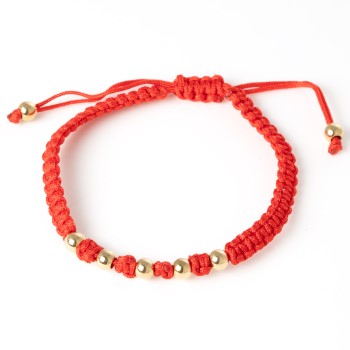 Apzeltīta rokassprādze-aukla