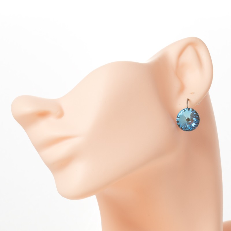 SWAROWSKI auskari ar rodija pārklājumu